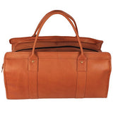 Latico Leathers Washington Weekender Travel Bag , Natural, Easy Entry Travel Bag For All Occasions,