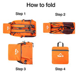 Venture Pal 40L Lightweight Packable Backpack with Wet Pocket - Durable Waterproof Travel Hiking Camping Outdoor Daypack for Women Men-Orange