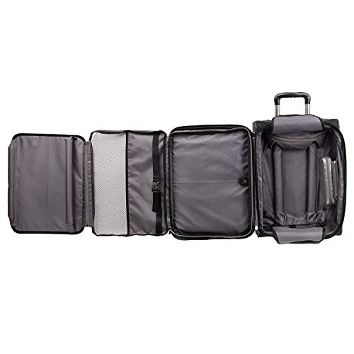 Travelpro Crew Expert Max Carryon Expandable Rollaboard, Jet Black