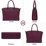 IAITU Laptop Tote Bag for Women, 15-15.6 Inches Spacious Tablet Handbag Shoulder Bag for Laptop