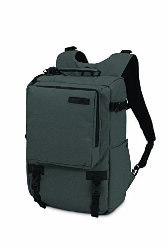 Pacsafe Camsafe Z16 Anti-Theft Camera And 13-Inch Laptop Backpack, Charcoal