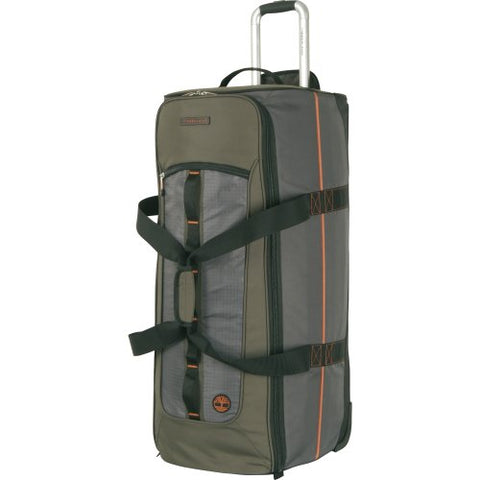 Timberland Luggage Jay Peak 32 Inch Wheeled Duffle, Burnt Olive, One Size