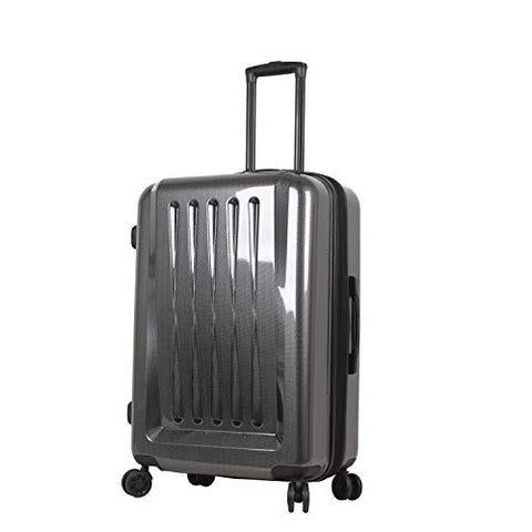 Mia Toro Mia Tor Italy Fonte Hardside 28 Inch Spinner, Silver