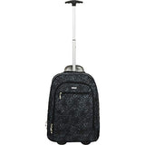 Baggallini Wheeled Laptop Backpack, Onyx Floral