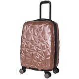 Aimee Kestenberg Women'S 20" Abs Expandable 8-Wheel Upright Carry-On Luggage, Rose Gold
