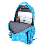 ABage School Backpack Casual Travel College Student Daypack Bookbag Book Bag, Green