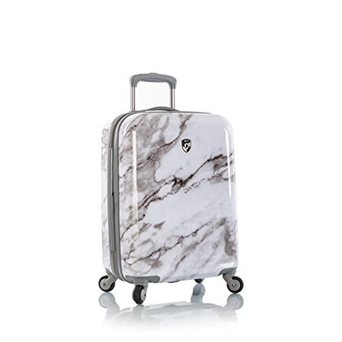 Heys America Unisex Carrara Marble 21" Spinner White One Size