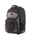 Wenger Luggage Synergy Wheeled 16" Laptop Backpack Bag, Black/Grey One Size
