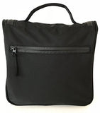 WAYFARER SUPPLY Hanging Toiletry Bag: Pack-it-flat Travel Kit, Black