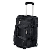 High Sierra At3 26" Drop Bottom Wheeled Duffel Black