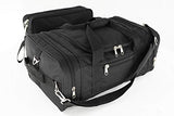 North Star Sports 1050 Tuff Cloth Flight Carry-On Luggage Bag, Black, 21" x 14" x 9"