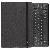 M-Edge International Folio Power Pro Keyboard, Heather Grey With Black Strap (U10-Prp-B-Hb)