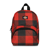 Dickies The Student Buffalo Plaid Backpack, Red and Black Buffalo Plaid