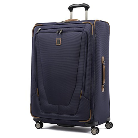Travelpro Luggage Crew 11 29" Expandable Spinner Suitcase with Suiter, Patriot Blue