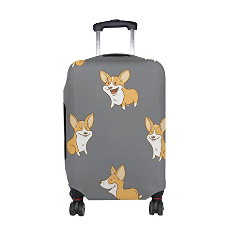 GIOVANIOR Corgi Dogs Puppy Luggage Cover Suitcase Protector Carry On Covers