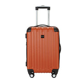 Travelers Club 20" Carry-On With Two-In-One Cup And Phone Convenience Pocket On Back Of Luggage,