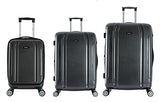 Inusa Southworld Lightweight Hardside Spinner Set Dark Gray Carbon/3 Pieces
