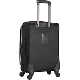Kenneth Cole Reaction Lincoln Square 20" 1680D Polyester Expandable 4-Wheel Upright, Black