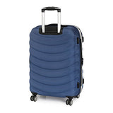 It Luggage Waveglider Frameless Expandable 8 Wheel 3 Piece Set, True Navy