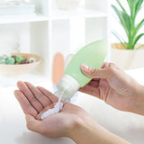 4 Leak Proof Travel Bottles - 3 oz Travel Containers for Travel Size Toiletries with TSA Quart Bag