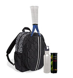 Cinda B Tennis Backpack, Jet Set Black, One Size