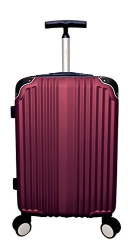 Carry On Wisdom Luggage 20 Inch (Burgundy)