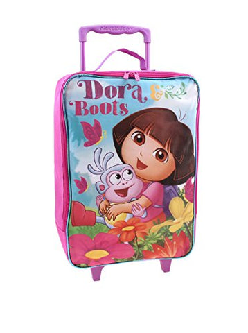 Nickelodeon Dora the Explorer Suitcase Rolling Luggage Large Pilot Case