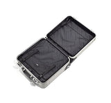 Zero Halliburton Geo Aluminum 3.0 17" Wheeled Travel Case Zrg2517 (Silver)