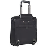 Kenneth Cole Reaction Lincoln Square 1680D Polyester 2-Wheel Underseater Carry-On, Black