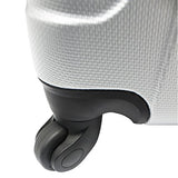 Travelers Choice Rome 25" Luggage, Silver