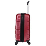 AMKA Verano Hardside 3-Piece Expandable Spinner Upright Luggage Set - Burgundy