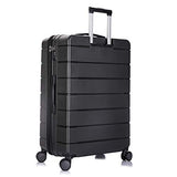DUKAP Definity Lightweight Hardside Spinner 28'' inches Large Luggage Grey