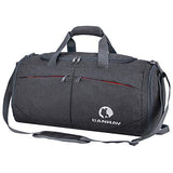 Canway Sports Gym Bag, Travel Duffel bag with Wet Pocket & Shoes Compartment for men women, 45L, Lightweight