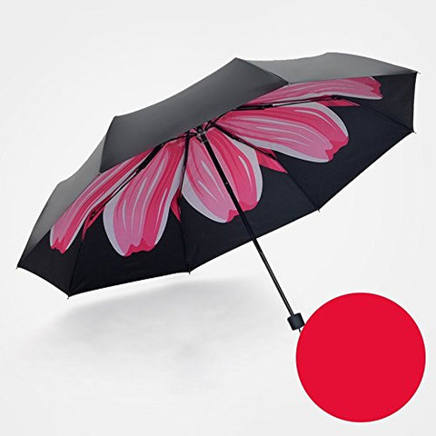 HOMEE Students can fold the rain and rain umbrella small fresh goddess sun umbrella
