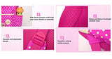 Fanci 3Pcs Polka Dot Bowknot Elementary Kids School Backpack Bookbag Set for Girls Princess Style