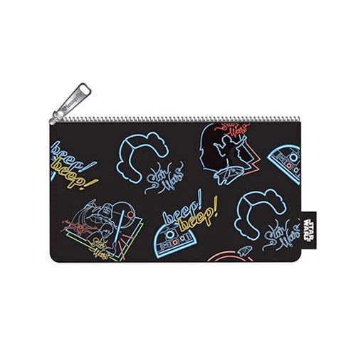 Loungefly Star Wars Character Neon Pencil Case