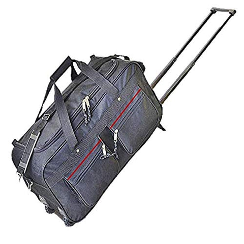 Explorer Luggage Travel Gear Duffel Bag, Black, 22"