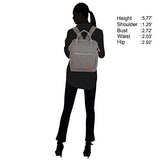 Veegul Stylish Doctor Style Multipurpose Travel Backpack Casual Backpack for Men Women Single Pocket Grey