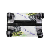 GIOVANIOR Cartoon Monster Trucks Luggage Cover Suitcase Protector Carry On Covers