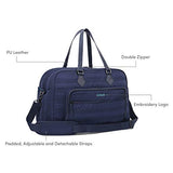ECOSUSI Weekender Bag Travel Duffle Bag Overnight Bag Carry-on with Trolley Sleeve Fit up to 15.6