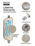 Travel Money Belt with RFID Block - Theft Protection and Global Recovery Tags (Beige REG - fits