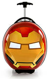 Marvel Avengers Circle Shaped 16 Inch Hardside Luggage Suitcase For Kids [Iron Man]