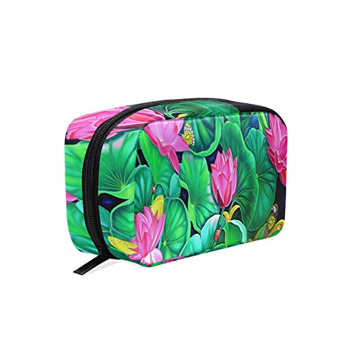 HU MOVR Makeup Organizer Murali Butterfly Womens Zip Toiletry Bag Large Case Cosmetic Bags