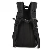 25L Military Daypack MOLLE Rucksack Gear Tactical Assault Casual Daypacks for Hunting (Black)