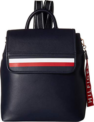 Tommy Hilfiger Women's Gianna Smooth PVC Backpack Tommy Navy One Size