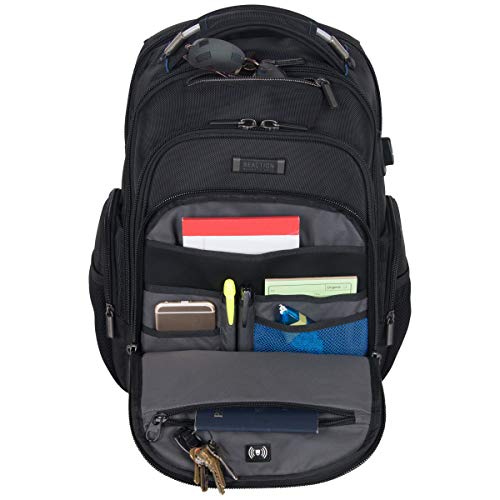 Cole Reaction Triple Compartment 17" Laptop Backpack Black One Size