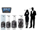 Travelpro Bold 21" Carry-on, Expandable Spinner Luggage With Easy-access Tablet Sleeve, Blue/Black