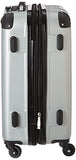 Mia Toro Regale Composite Hardside Spinner Carry-On, Grey, One Size
