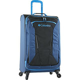 Columbia Kiger 26" Expandable Spinner Suitcase, COAL/NIGHT TIDE BLUE