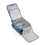 Zero Halliburton New York Greenwich 24" Spinner, Soft Nylon Suitcase In Black